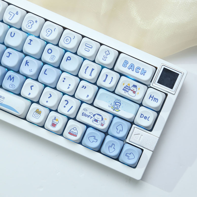 GMK67S三模热插拔带屏幕机械键盘套件键盘gasket结构蓝牙麻将音-图1