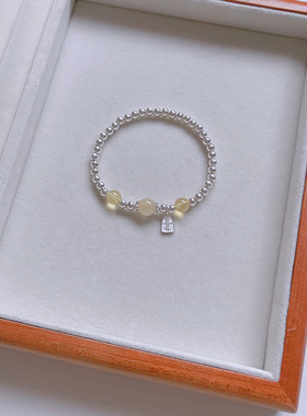 转运珠八方来财高级感纯银手串