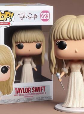 跨境新品泰勒斯威夫特树脂大头娃娃摆件家居客厅书房桌面摆件装饰