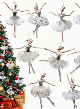 跨境亚克力木制圣诞雪人公仔帽子礼品袋圣诞节假期灯火通明的大楼