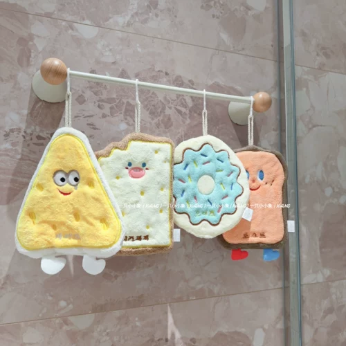 Мультяшное быстросохнущее коралловое полотенце, носовой платок, увеличенная толщина, хорошо впитывает воду