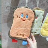 Мультяшное быстросохнущее коралловое полотенце, носовой платок, увеличенная толщина, хорошо впитывает воду