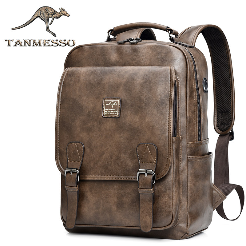 tanmesso男士背包学生书包潮流休闲大容量电脑包双肩包旅行背包,淘宝优惠券,粉丝福利购,淘宝优惠卷