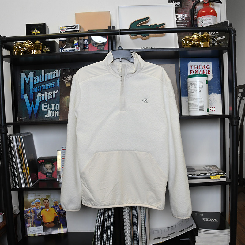 美国calvin klein套头羊羔毛卫衣 pop海外卫衣