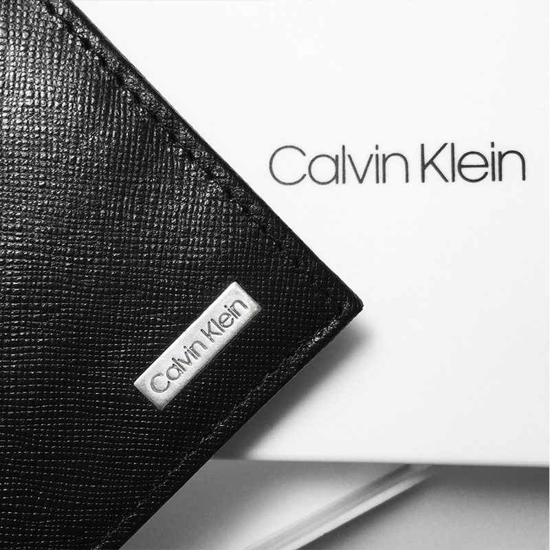 美国calvin klein新款ck短款钱包 pop海外钱包