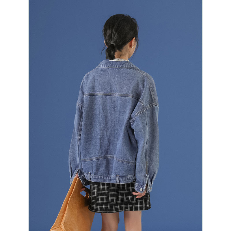 蜜妃儿短款牛仔百搭2020春秋牛仔衣 蜜妃儿短外套