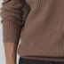 Áo len tuyết tinh khiết cashmere mùa thu và mùa đông nam mới áo thun cổ chữ V dày sọc xoắn áo len dệt kim màu rắn - Áo len Cashmere bomber nam Áo len Cashmere