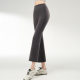 Eight-point bootcut yoga pants for women, straight leg shark pants