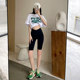 Summer thin ice silk fitness cycling pants