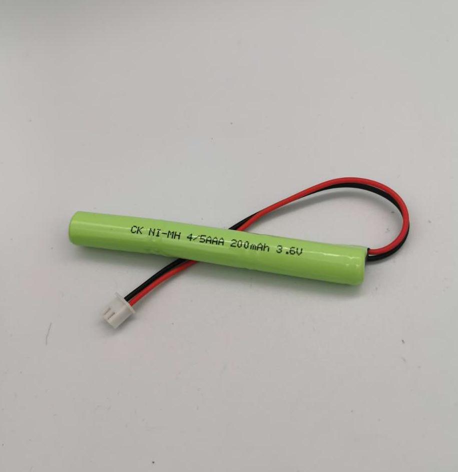 消防应急灯双头灯吸顶灯 Ni-Cd 4/5AAA200mAh 1.2V 2.4V 3.6V电池 - 图0