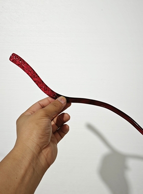 鞠婧祎阿戴同款仿制超长发簪红色暗黑系