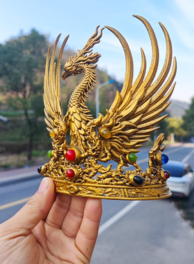 女帝女皇发饰凤凰凤仙头冠