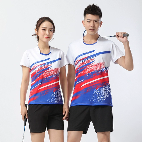 Форма для бадминтона, комплект подходит для мужчин и женщин для влюбленных, волейбольный детский дышащий теннисный спортивный костюм, короткий рукав