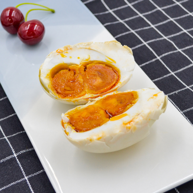 秦邮旗舰店秦邮牌双黄咸鸭蛋75g×8枚高邮特产双黄蛋新鲜红心流油年货特产1