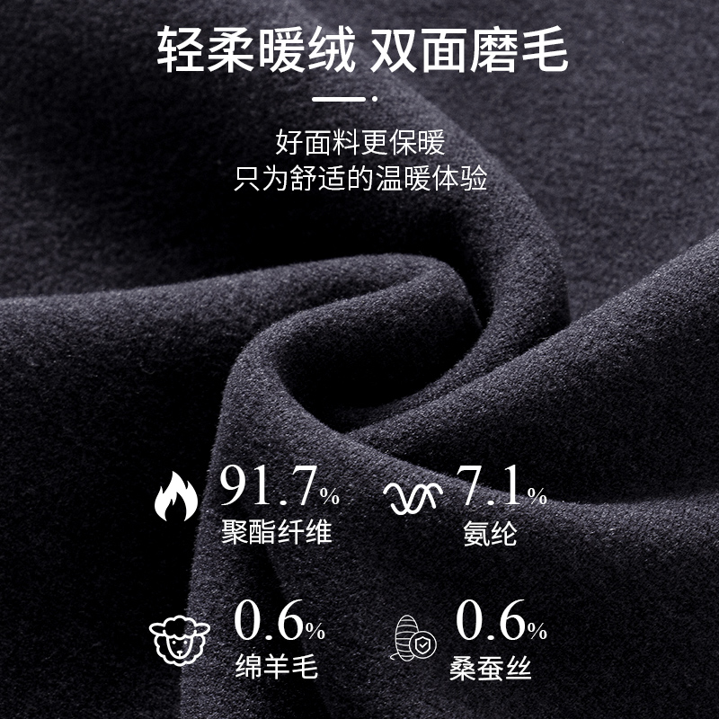 德绒秋裤男加厚男款大码打底春秋冬保暖裤棉毛裤男士加肥加大线裤