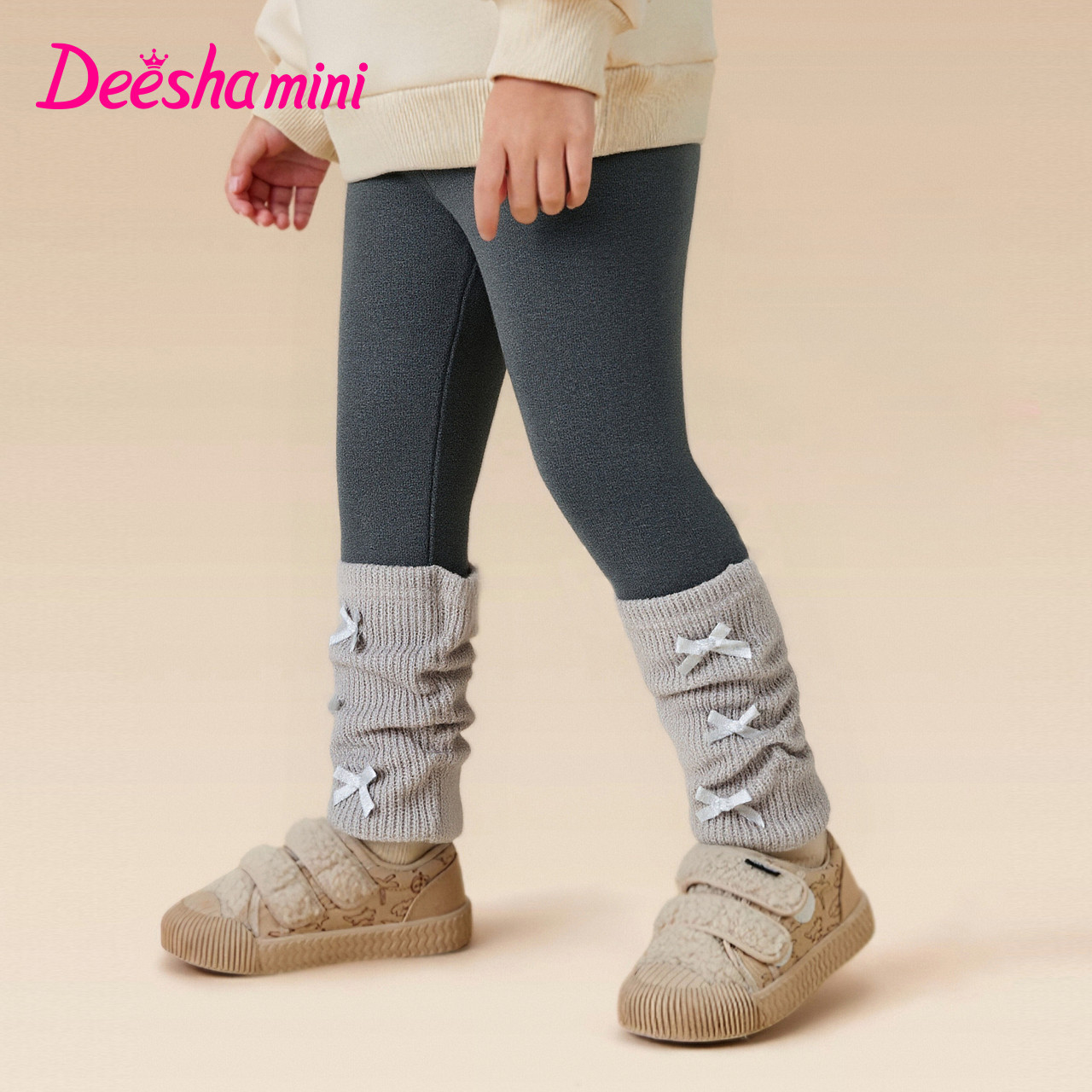 笛莎官方旗舰女童打底裤冬季新款儿童宝宝童装裤子保暖洋气加厚,淘宝优惠券,粉丝福利购,淘宝优惠卷