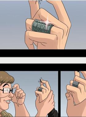 动漫戒魔人周小安江丽燕撒拉佛袁天罡同款帝辛蛇戒