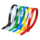 Colorful releasable buckle nylon cable ties for reuse