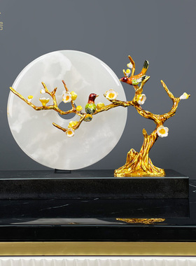 合金报平安新中式客厅