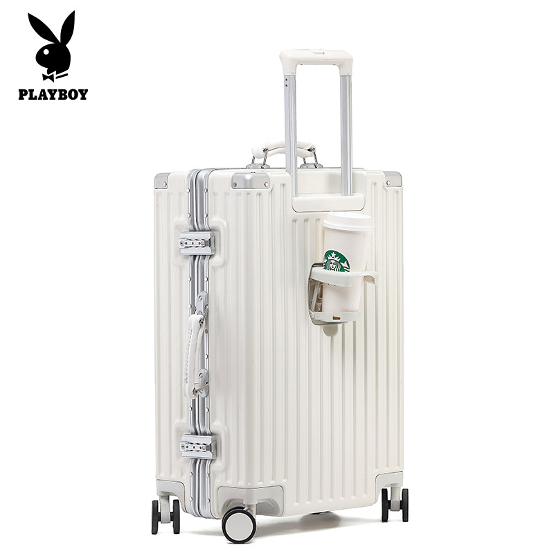 花花公子多功能新款女男24密码箱 花花公子箱包旅行箱