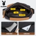 Playboy Men Shoulder Bag Thời trang Sinh viên hoang dã Túi nam Túi vải thông thường Túi Messenger Túi thủy triều Thương hiệu Túi - Túi của con người