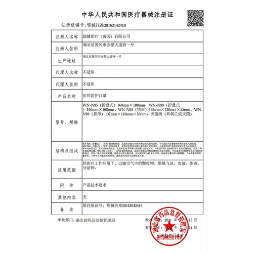 Стабильный медицинский мастер медицинской защиты N95