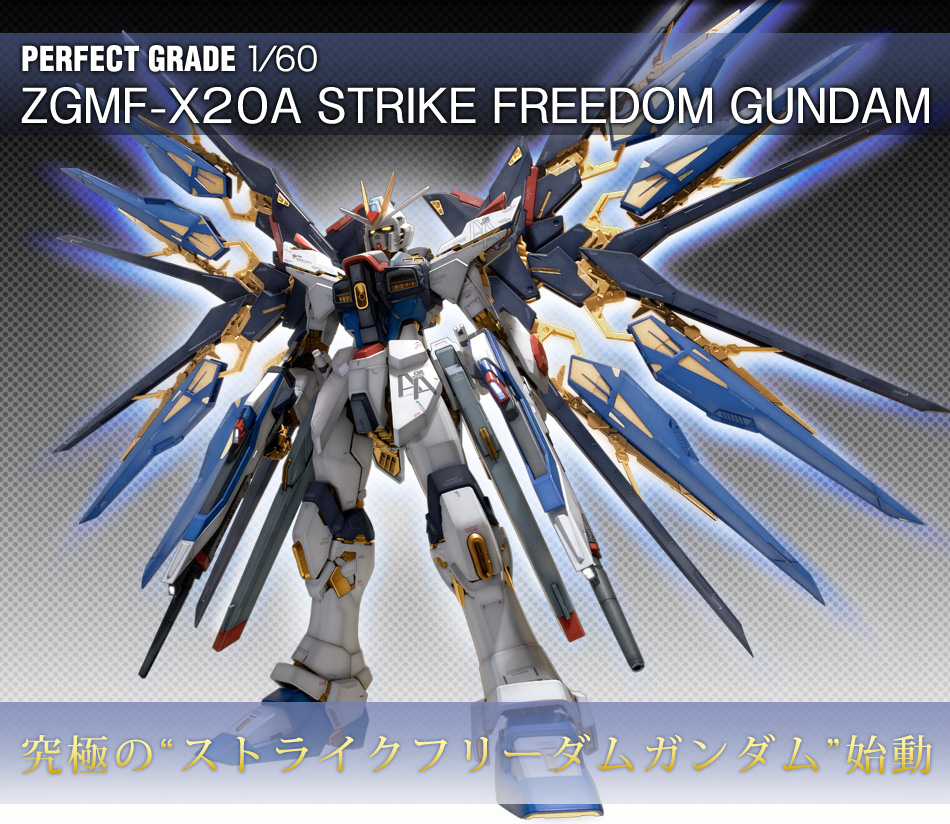 万代 PG强袭自由 1/60 Strike Freedom SEED高达模型-图1