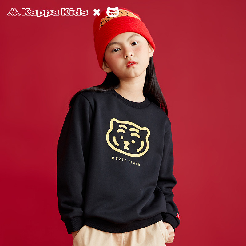 kappakids卡帕muziktiger加绒卫衣 kappakids童装卫衣/绒衫