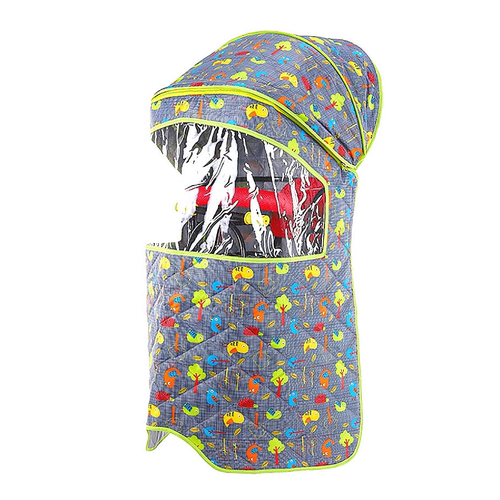 电动车儿童座椅雨棚自行车宝宝坐椅雨篷婴幼儿防水防雨遮阳棉篷