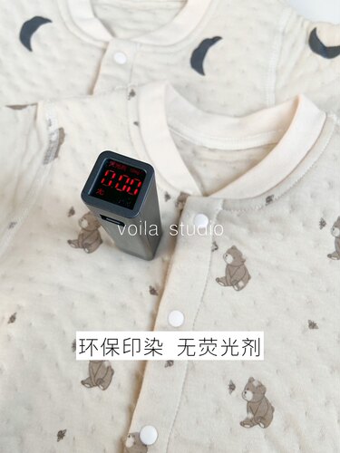 北欧婴儿空气棉爬服男女宝宝薄夹棉连体衣加厚打底衣春秋冬保暖oz - 图1