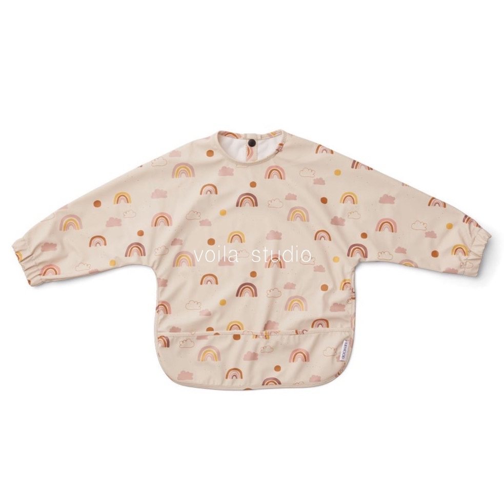 【限时特价】丹麦风儿童防水反穿衣围兜宝宝吃饭围嘴超软婴儿饭兜,淘宝优惠券,粉丝福利购,淘宝优惠卷