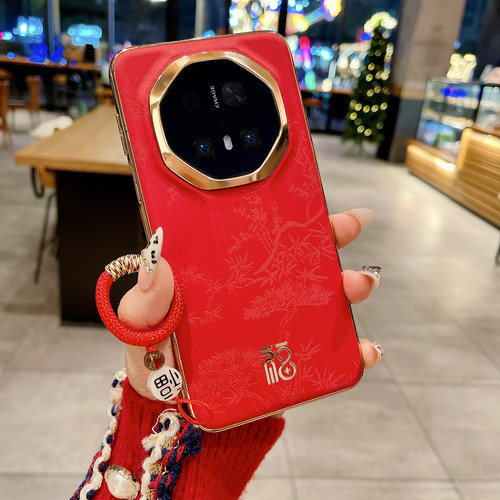 适用华为mate70RS非凡大师版手机壳新款防摔MT60rs保护套新年款50pro中国风时尚高级感40RS保时捷限量版奢华 - 图0