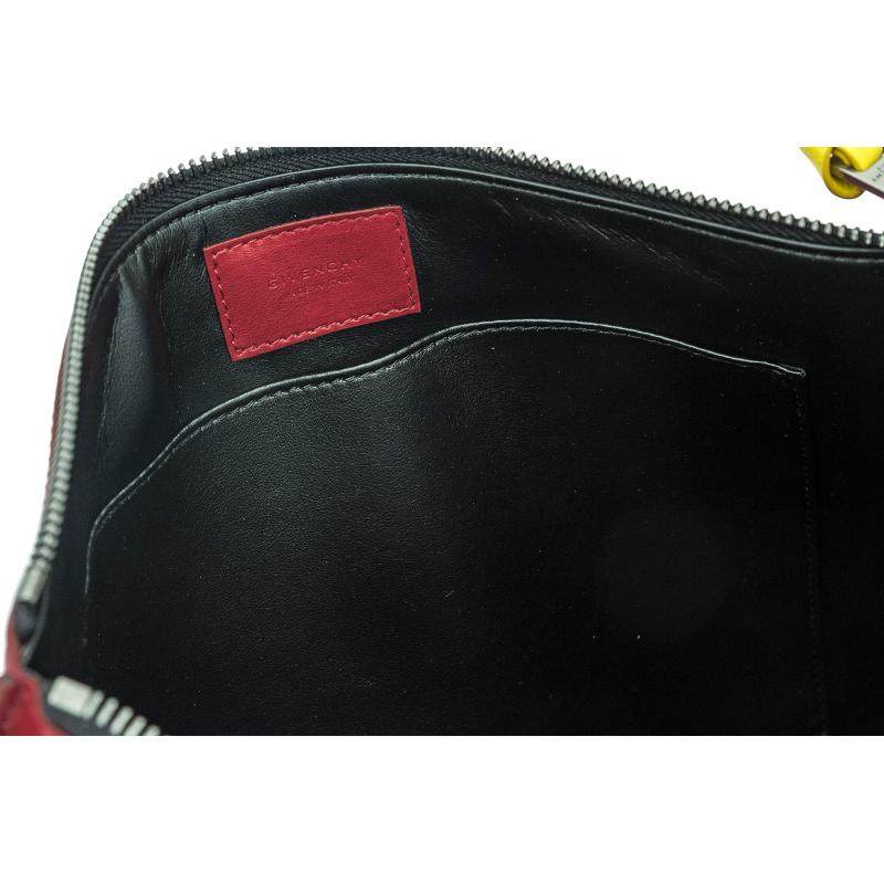 givenchy男士小牛皮拉链大号手拿包 reebonz海外男士包袋