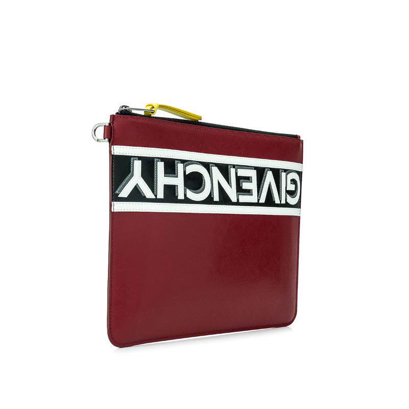 givenchy男士小牛皮拉链大号手拿包 reebonz海外男士包袋