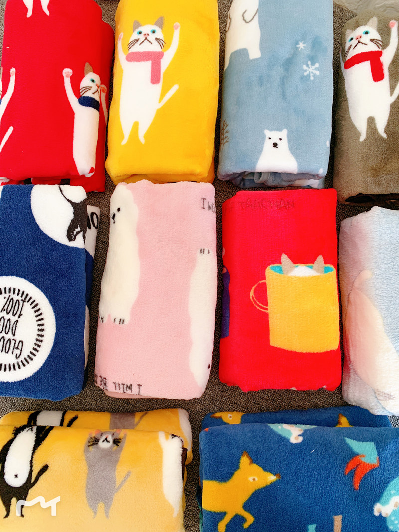 日系卡通宠物毛毯狗毯子窝垫猫毯猫被子猫咪秋冬珊瑚绒法兰绒毛毯,淘宝优惠券,粉丝福利购,淘宝优惠卷