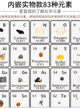 创意生日礼物摆件实物化学周期表