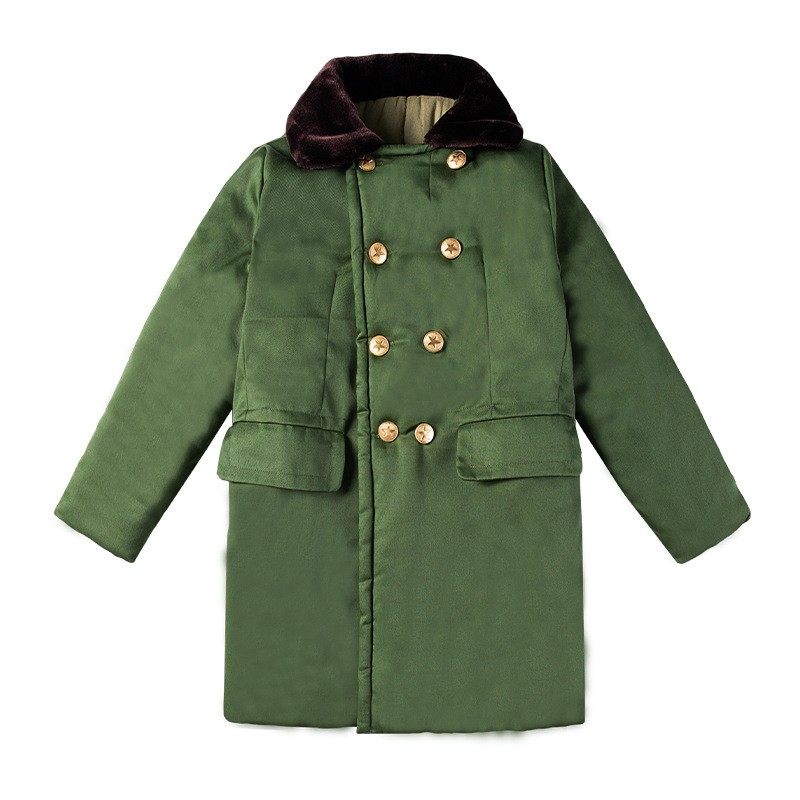 东北儿童军棉大衣防寒保暖网红宝宝棉袄冬季男女童中长款加厚外套,淘宝优惠券,粉丝福利购,淘宝优惠卷