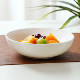 Bone porcelain deep mouth plate household high-value salad plate bowl
