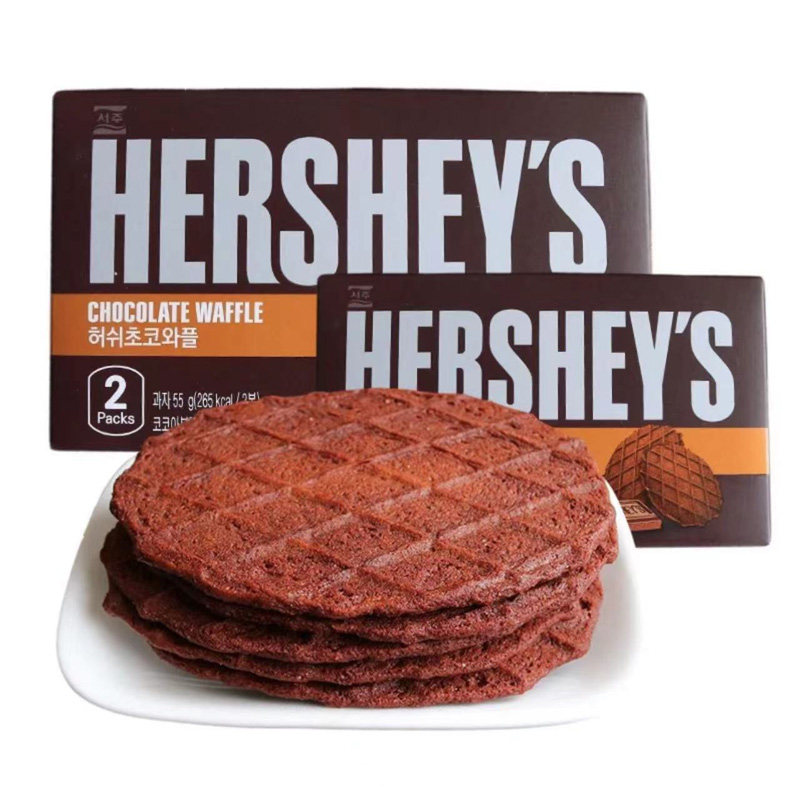 韩国进口零食HERSHEYS好时巧克力瓦夫饼干华夫薄脆威化麻薯可网红,淘宝优惠券,粉丝福利购,淘宝优惠卷