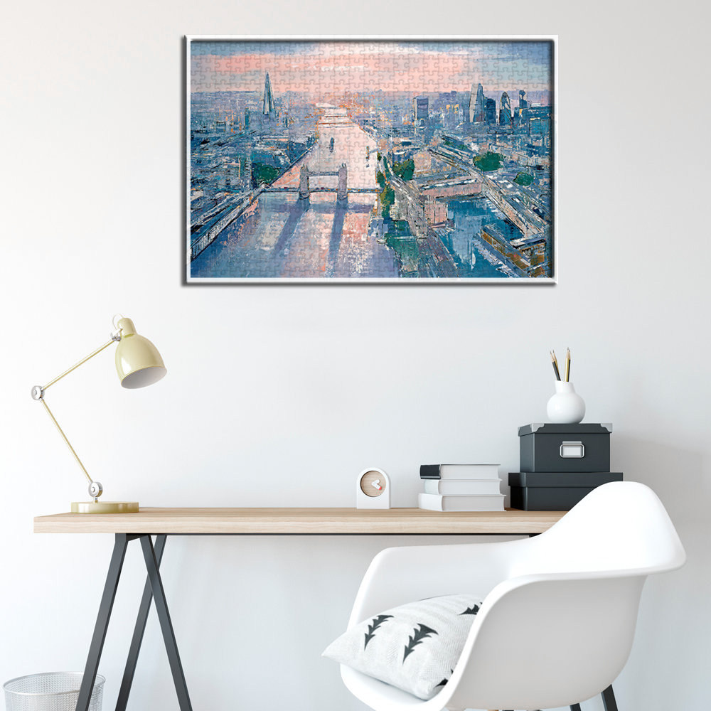 拼图装饰框1000片500片300片相框画框北欧风简约现代创意礼物裱框,淘宝优惠券,粉丝福利购,淘宝优惠卷