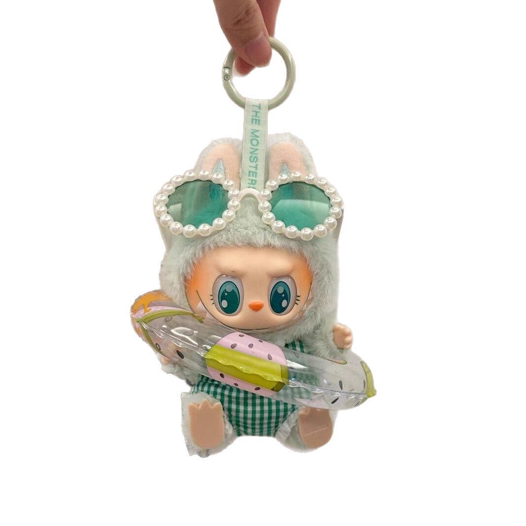 49仅娃衣】拉布布泳衣套装labubu娃衣可乐一二三代17cm夏季坐站立 - 图3