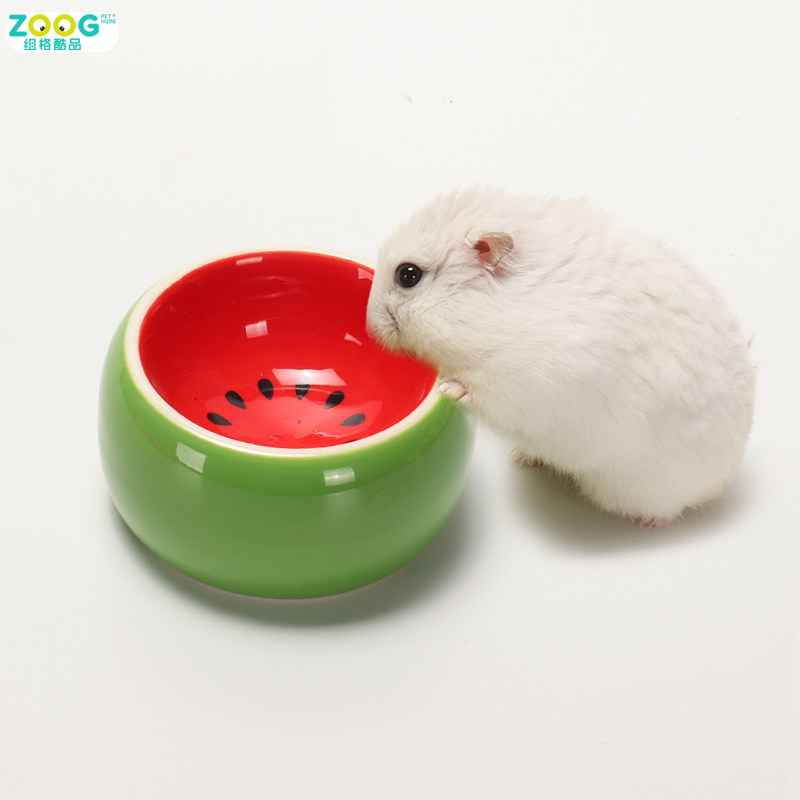 仓鼠用品陶瓷防翻喂食器刺猬食盒蜜袋鼯金丝熊食盘吃饭碗仓鼠食盆,淘宝优惠券,粉丝福利购,淘宝优惠卷