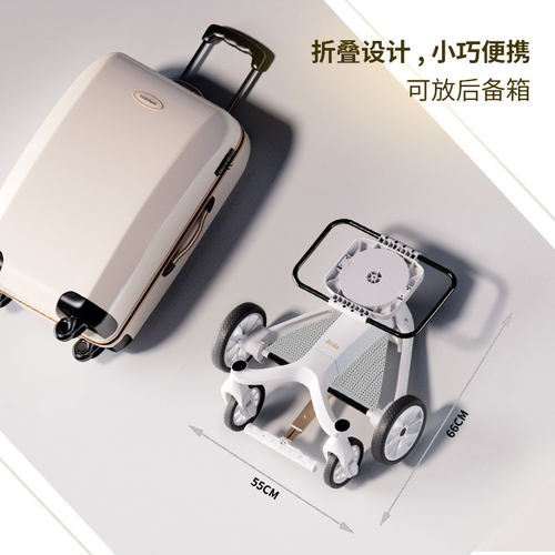 bello宠物手推车轻便可折叠车包分离小中型犬狗狗猫咪外出推车 - 图0