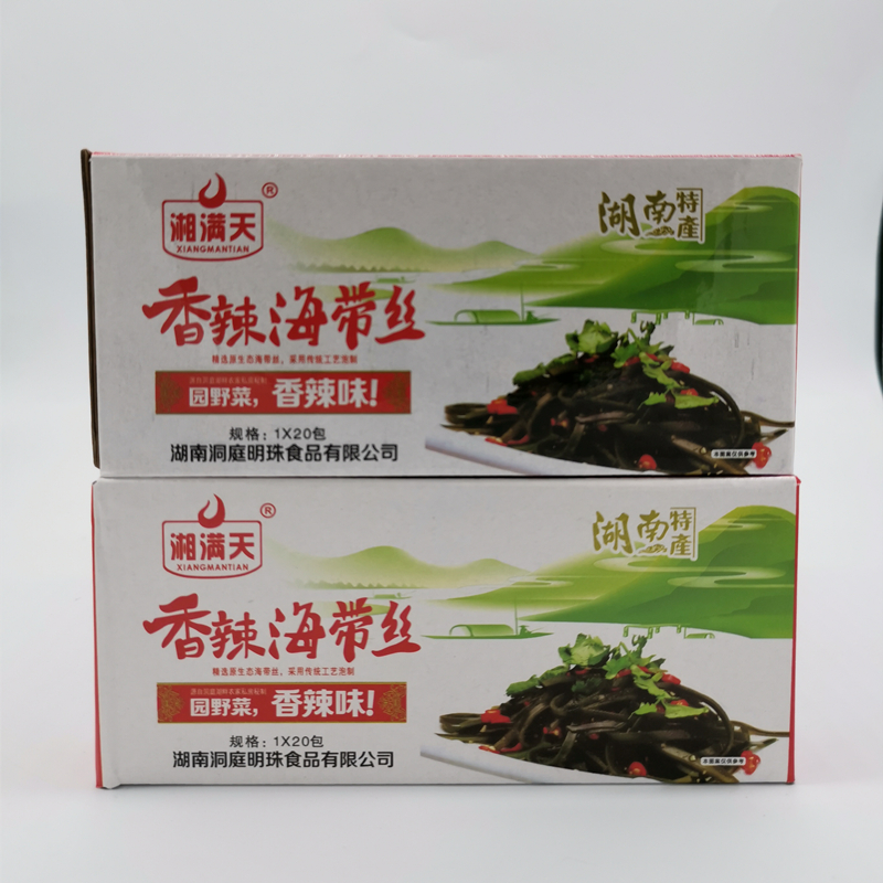 湘满天香辣海带丝开袋即食下饭菜麻辣香辣味咸菜泡菜小包装零食