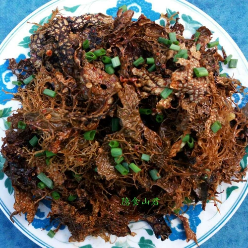 Дерево цветной капусты Юньнань Дикие овощи Юньнань Специальная сухой грузовой кора, овощи деревьев, борода борода борода 500G