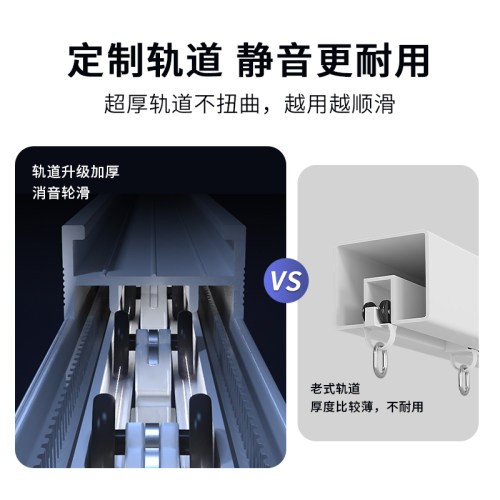 已接入米家APP电动窗帘轨道智能全自动隐藏式静音电机遥控语音 - 图2