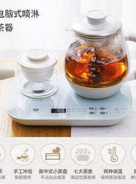 小熊煮茶器蒸汽喷淋式蒸茶壶
