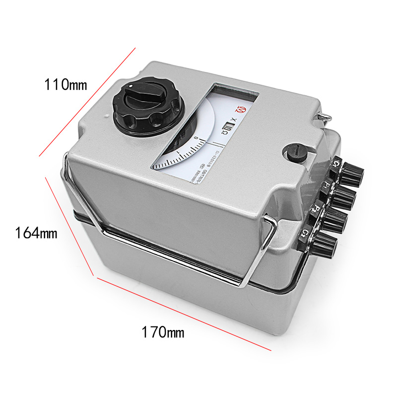 南京金川ZC-8接地摇表手摇接地表避雷针接地电阻测试仪电阻仪防雷 - 图1