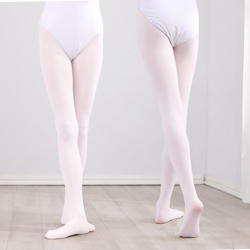 成人舞蹈袜秋冬季女童连体裤袜跳舞专用丝袜儿童中国舞练功芭蕾袜 - 图0