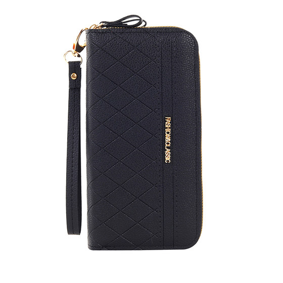 Plaid Double Layer Korean Style Wallet Ladies New Large Capacity